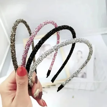 Čelenka Čelenky s krystaly pro dámy | dámské čelenky do vlasů, elegantní vlasové doplňky 6 ks