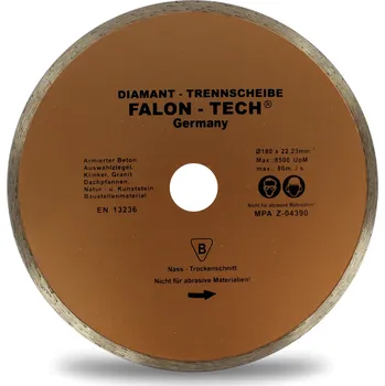 Řezný kotouč Diamantový kotouč Falon-Tech FTDBCON125222G 125x22,2 mm