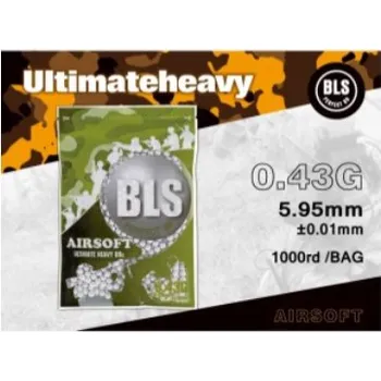 Airsoftová kulička BLS Perfect BB Střelivo BIO - BLS - 0,43g - 1000ks