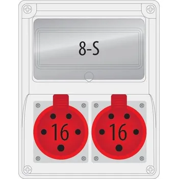 Rozvaděč Rozvaděč Pawbol 400 V IP44 16 A