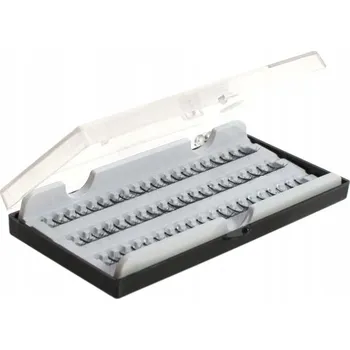 Umělé řasy Řasy v trsech 8 mm, 60 ks