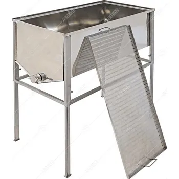 Jídelní stůl AVV-100 Odvíčkovací stůl nerez délka 1m/0,5mm/síto