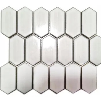 Obklad Keramická mozaika WzorcowniaStudio 25,3 x 29,3 cm bílá