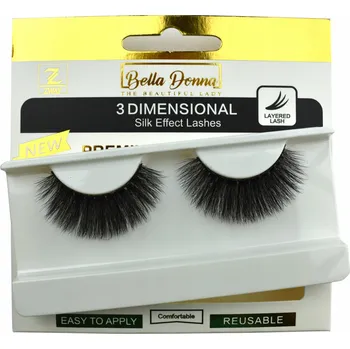 Umělé řasy UMĚLÉ HEDVÁBNÉ ŘASY NA PÁSKU 5D - WS47