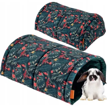 TUNEL BUDKA JESKYNĚ pro Ježka Hlodavce Králíka Morče 22x35cm MONSTERA uKory