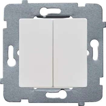 vypínač Schodišťový vypínač pod omítku Polmark bílý ŁP-10LA/M.BI