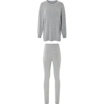 esmara® Dámská domácí souprava, 2dílná (šedá, L (44/46))