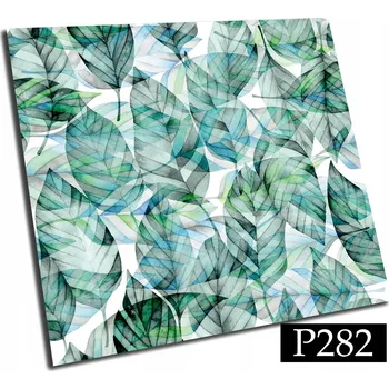 vinylová podlaha Samolepicí PVC dlaždice 30 cm Listy Abstrakce PVC OBKLADY