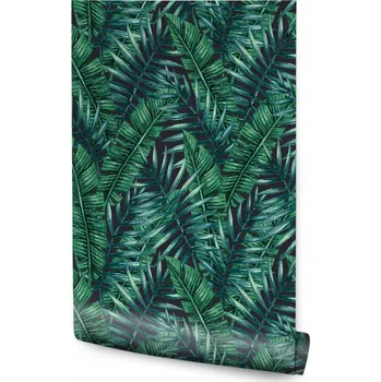 Tapeta Tapeta na zeď do obýváku zelené listy příroda