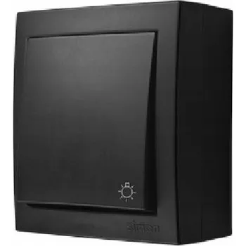 vypínač Jednopólový vypínač klasický Kontakt-simon černý ACS1/49