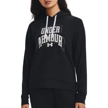 Dámská mikina Mikina s kapucí Under Armour UA Rival Terry Graphic Hdy-BLK 1379610-001 Velikost L