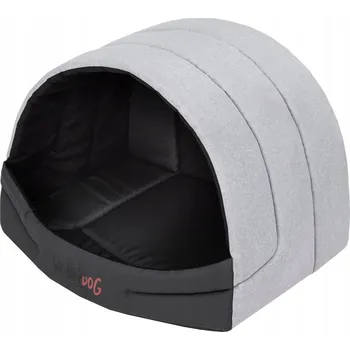 Pelíšek pro psa Bouda pro psa nebo kočku, pelíšek pro psa se stříškou 45x35 cm