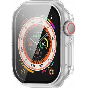 Pouzdro na mobilní telefon Pouzdro Pouzdro pro chytré hodinky Apple Watch45 + Sklo