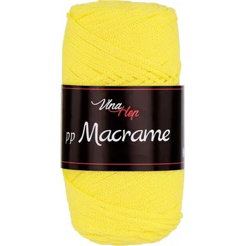 Příze Vlna - Hep pp Macrame 4184 žlutá