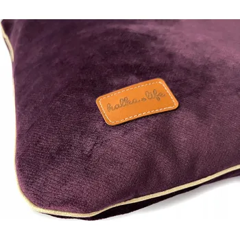 Pelíšek pro psa Fialová obdélníková Pelíšek Halkalife 80 cm x 50 cm