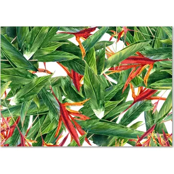 Obraz Skleněný panel 70 x 100 x 4 mm tvrzené sklo broušené zelené