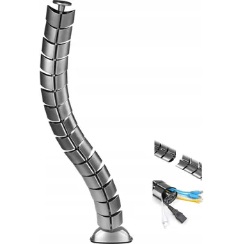 kabelová chránička Organizér kabelů / kryt kabelů k psacímu stolu Maclean MC-768