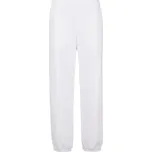 Build Your Brand Hebké pánské tepláky Fluffy - Bílá | S