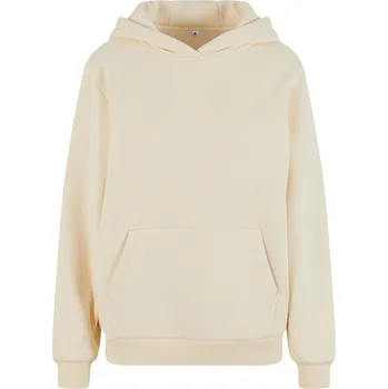 Dámská mikina Build Your Brand Hebká dámská mikina přes hlavu Fluffy - Světle písková | 3XL