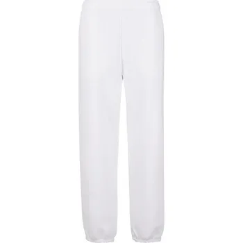 Build Your Brand Hebké pánské tepláky Fluffy - Bílá | 2XL