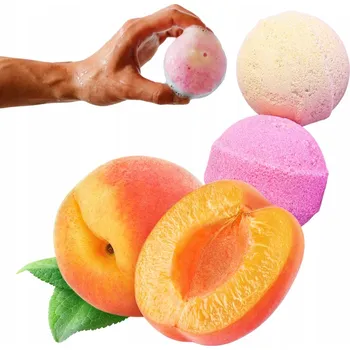 Koupelová Šumivá Koule Do Koupele Vany s Ovocnou Vůní Broskve 50g