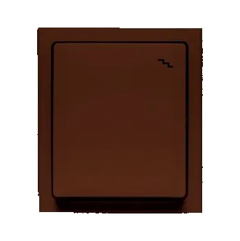 vypínač Jednopólový vypínač Klasik Polmark, hnědé odstíny ŁNH-3B.BR