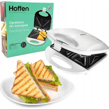 Toustovač Sendvičovač Hoffen bílý 750 W
