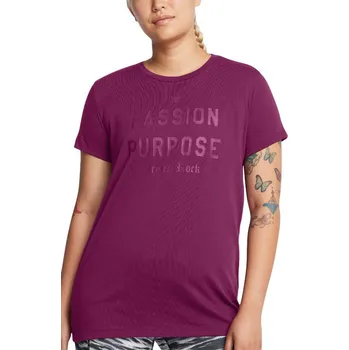 Triko Under Armour UA Pjt Rck W HWT Passion SS-PPL 1387500-505 Velikost L