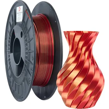 Filament Filament 3D POWER / SILK DUAL / ČERVENÁ+ZLATÁ / 1,75 mm / 0,3 kg.