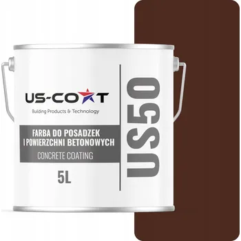 barva na beton BARVA NA BETONOVÉ PODLAHY HNĚDÁ RAL 8016 5L POLSKÝ VÝROBCE