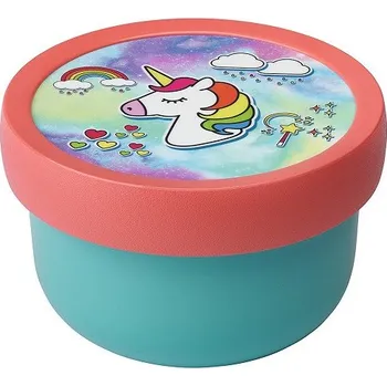 Svačinový box Krabička na svačinu Campus, 300ml, Mepal, jednorožec