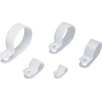 Organizace kabelů TRU COMPONENTS TC-UC3203 upevňovací příchytka šroubovací 1593066 Průměr kabelového svazku (rozsah) 12.70 mm (max) bílá 1 ks