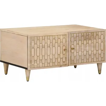 Konferenční stolek Konferenční stolek, 80x50x40 cm, masivní mangové dřevo