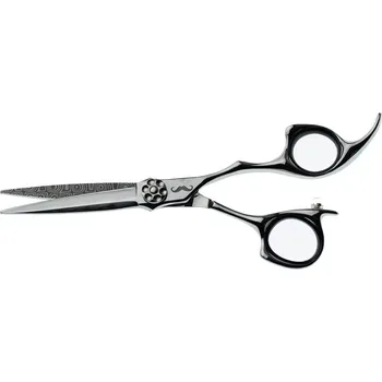 Kadeřnické nůžky Kadeřnické nůžky z damaškové oceli MR. MUSTACHE Masterpiece Damascus steel - 5,5" / 6,0" / 6,5"