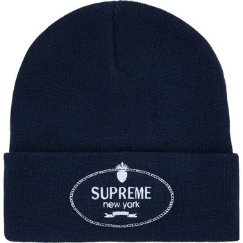 Čepice Supreme Crest Beanie Navy Velikost: ONE SIZE