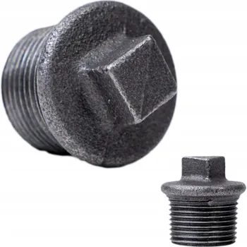 Vrták Litinová zátka černá VNĚJŠÍ ZÁVIT 5/4"