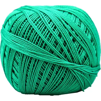 Příze Niťárna Háčkovací příze Sněhurka 6574 nefritově zelená
