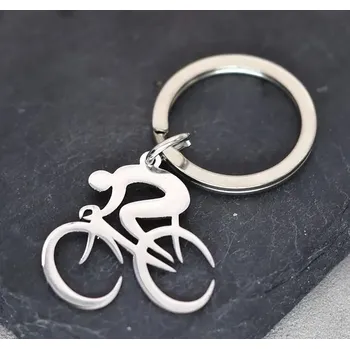 Přívěšek na klíče cyklista