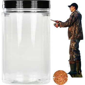 Dóza na potraviny Nádoba dóza krabička RYBÁŘSKÁ na nástrahy, návnady, červy 1000 ml x1