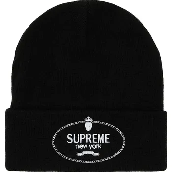 Čepice Supreme Crest Beanie Black Velikost: ONE SIZE