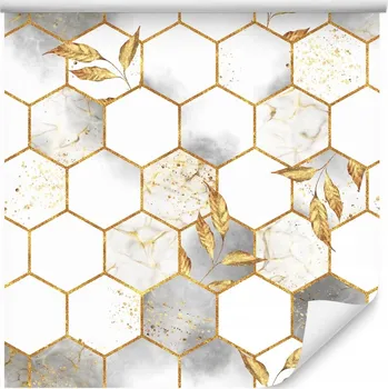 Fototapeta Tapeta Imitace Obkladu MARMOR Geometrický Vzor