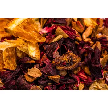 Čaj ProdejnaBylin Višně v Drakeově rumu - ovocný čaj váha: 50g