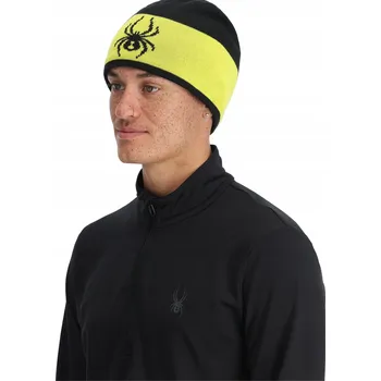 Čepice Zimní čepice Spyder Shelby Černo-žlutá