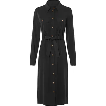 Dámské šaty esmara® Dámské košilové šaty (černá, 44)