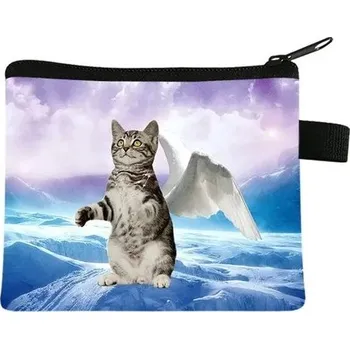 Peněženka Roztomilá mini peněženka s kočičím motivem | dětská peněženka - 010