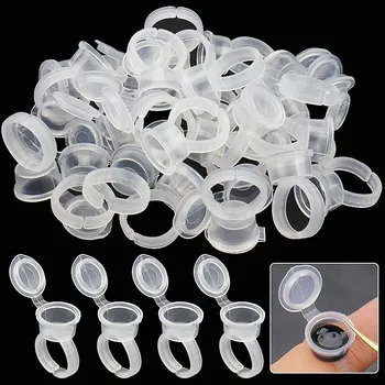 Držák lepidla na řasy | sada pro prodlužování řas 50 ks