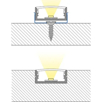 Průmyslové svítidlo MCLED Profil AL 24/10mm PF černý m. komplet 2m ML-761.352.43.2