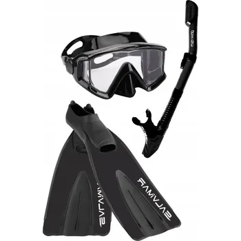 Ploutve PLOUTVE potápěčské SALVIMAR NOBILIS 46/47 snorkeling LEHKÉ černé