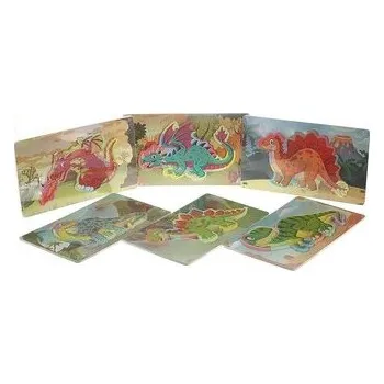Puzzle Układanka Dinozaury MIX