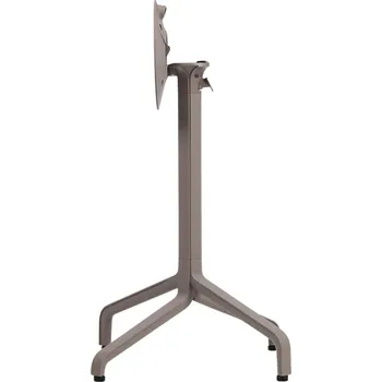 Zahradní stůl Nardi Šedohnědá hliníková stolová sklápěcí podnož Frasca Mini 72 cm